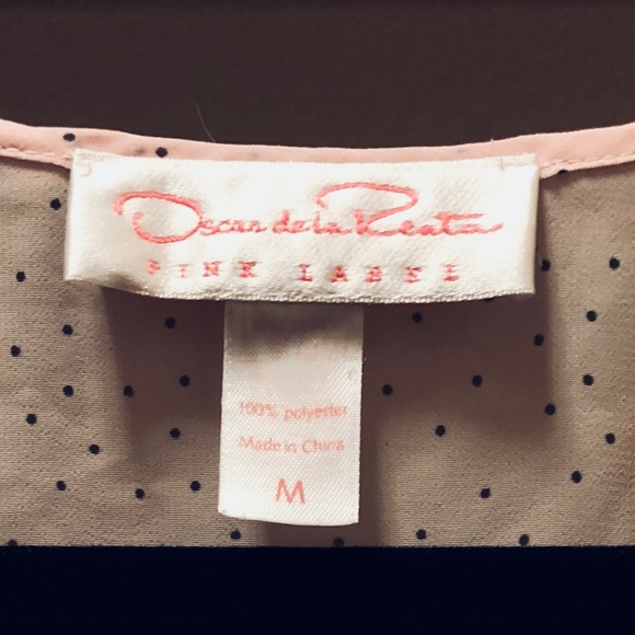 Oscar de la Renta Pink Label chiffon robe M - Picture 2 of 5